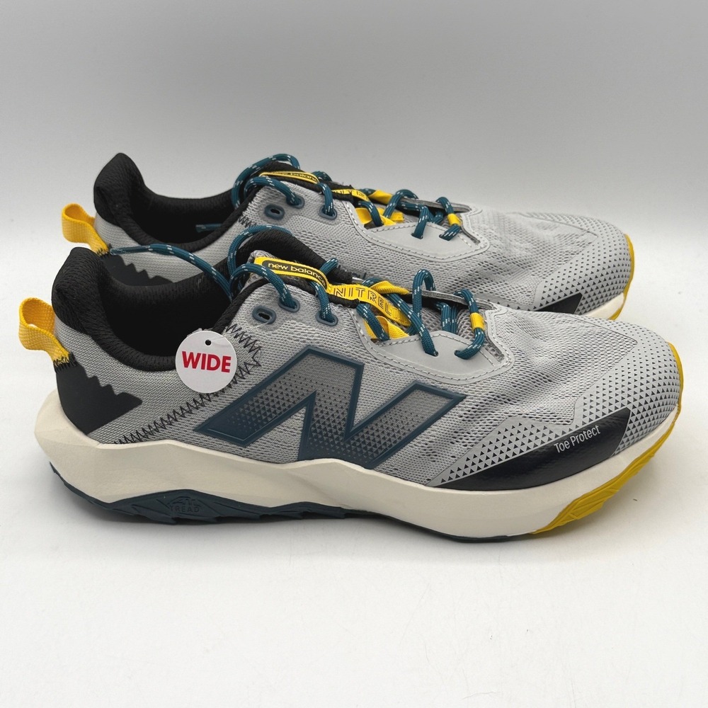 New Balance DynaSoft Nitrel v6 Mens 9 Grey Green Trail Running MTNTRLY6